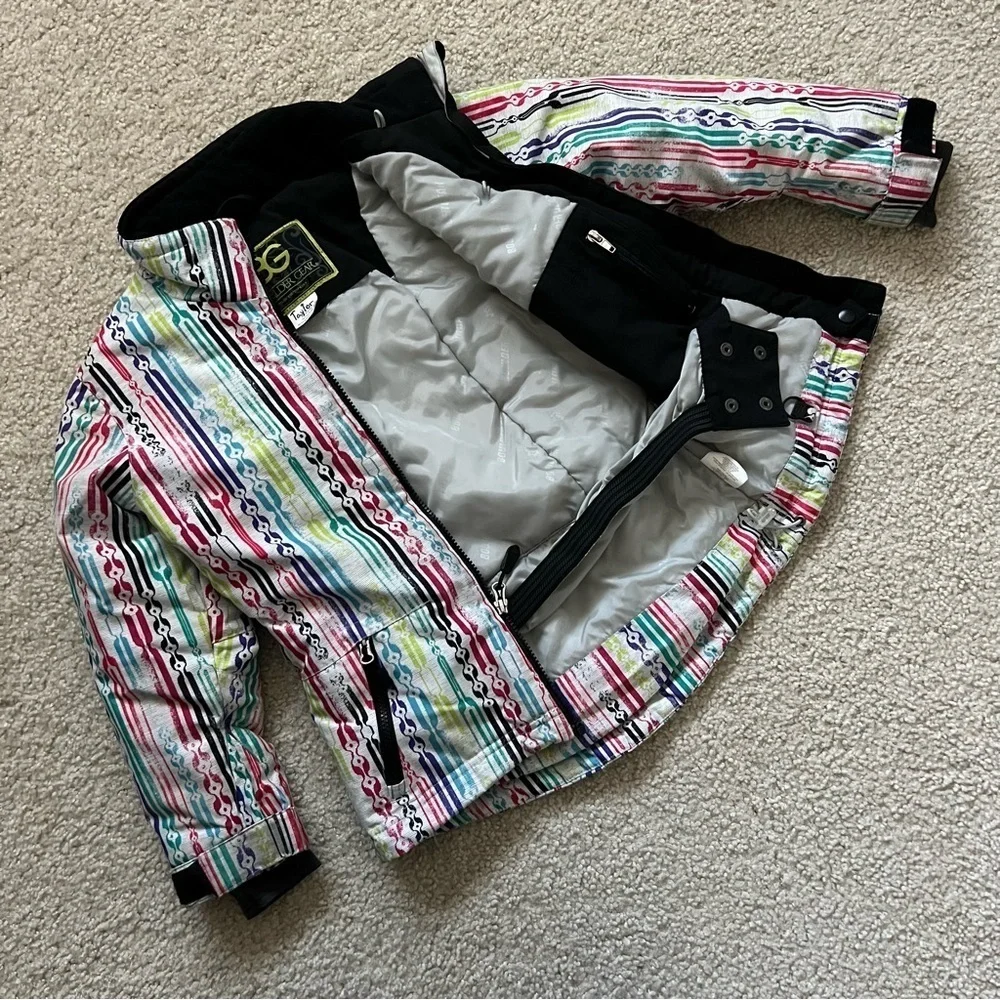 Boulder Gear Kids Colorful Ski Winter Snow Jacket Coat Girls Size XS 8935P $199